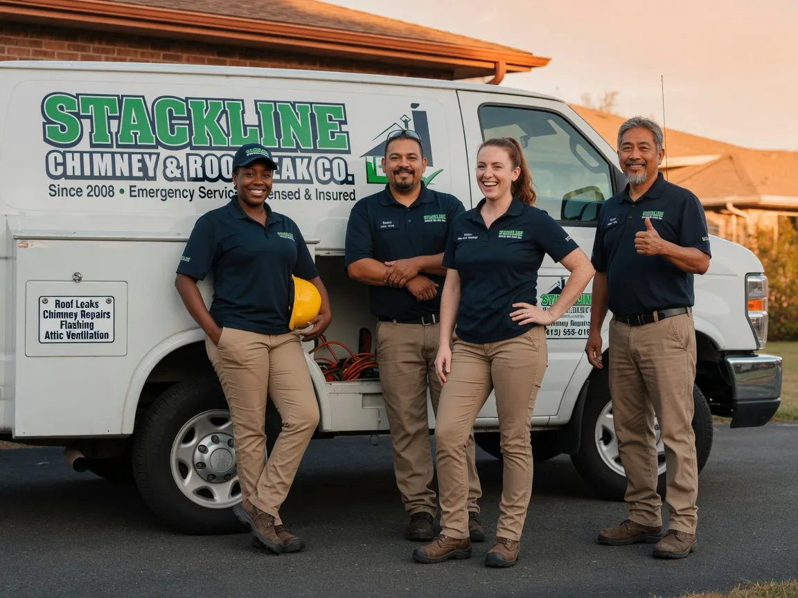 Chimney flashing repair company in Oakland Mills, PA